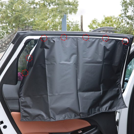 pare soleil pour voiture fixation