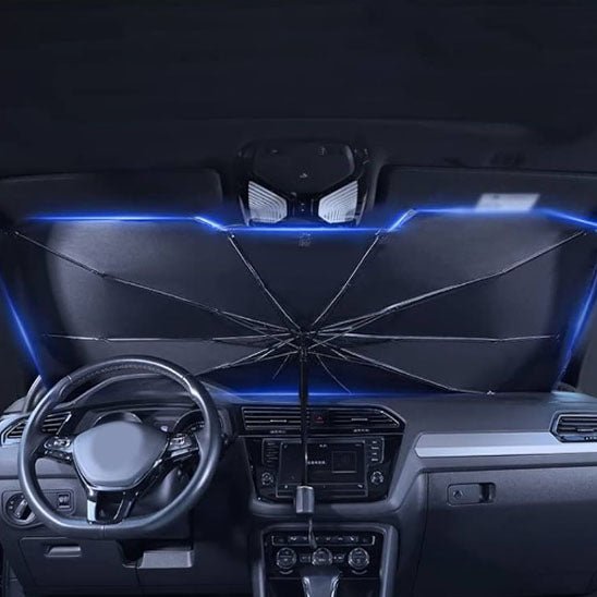 pare soleil voiture pare brise avant lumineux