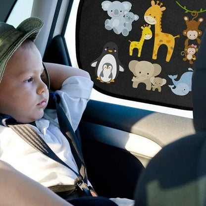 Pare soleil voiture bébé | SunnyZoo™ - Trajet - Confort