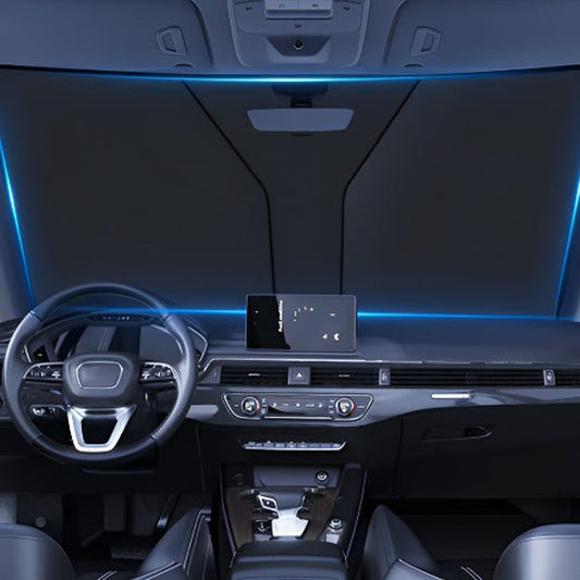 pare soleil voiture interieur