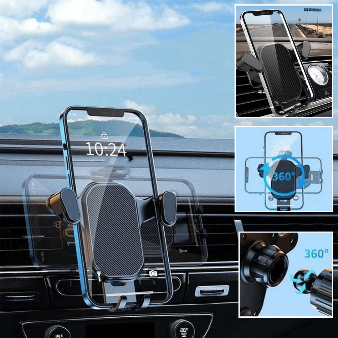 Support de telephone pour voiture | AirLockGrip™ - Trajet - Confort