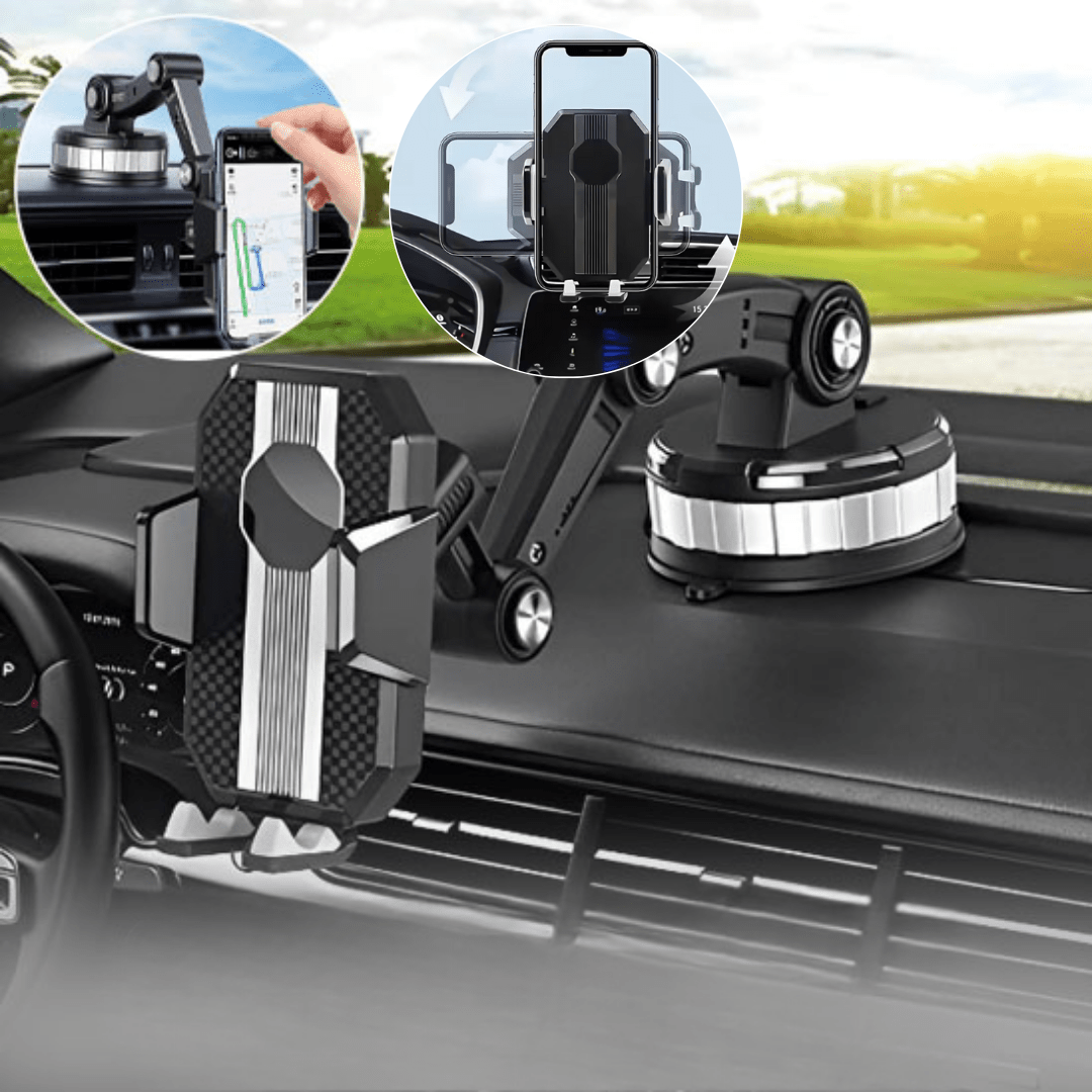 support de telephone pour voiture | TeckSekure™ - Trajet Confort