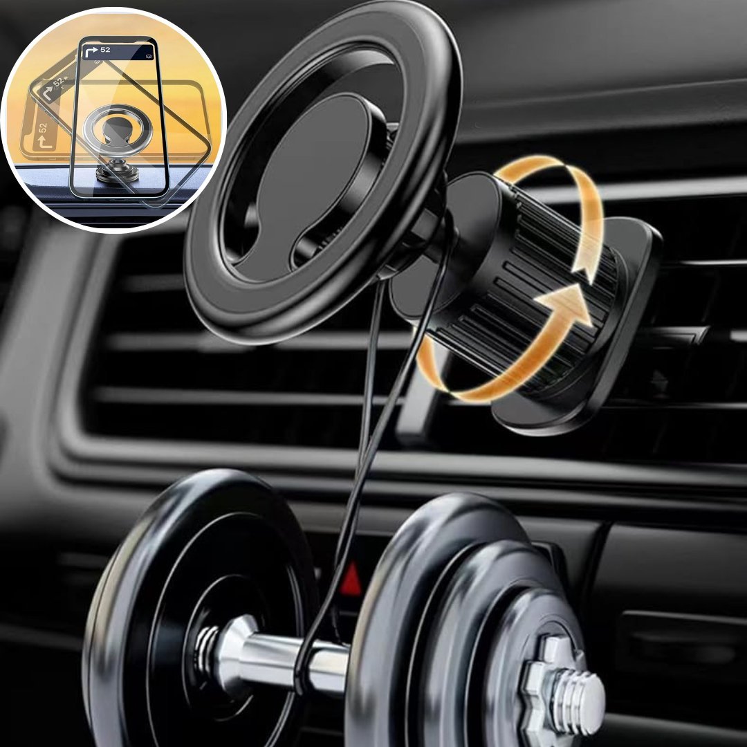 support magnetique telephone voiture | MagCircle™ - Trajet Confort