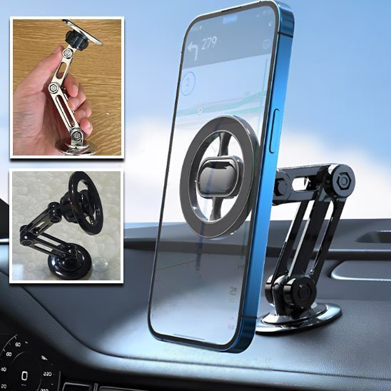 Support telephone voiture magnetique | PivotMag™ - Trajet Confort